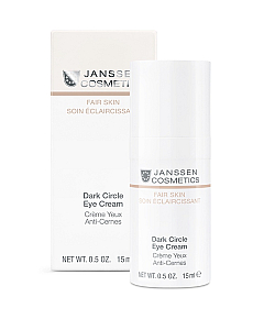 Janssen Cosmetics Fair Skin Dark Circle Eye Cream - Универсальный увлажняющий крем для глаз от темных кругов, отеков и морщин 15 мл